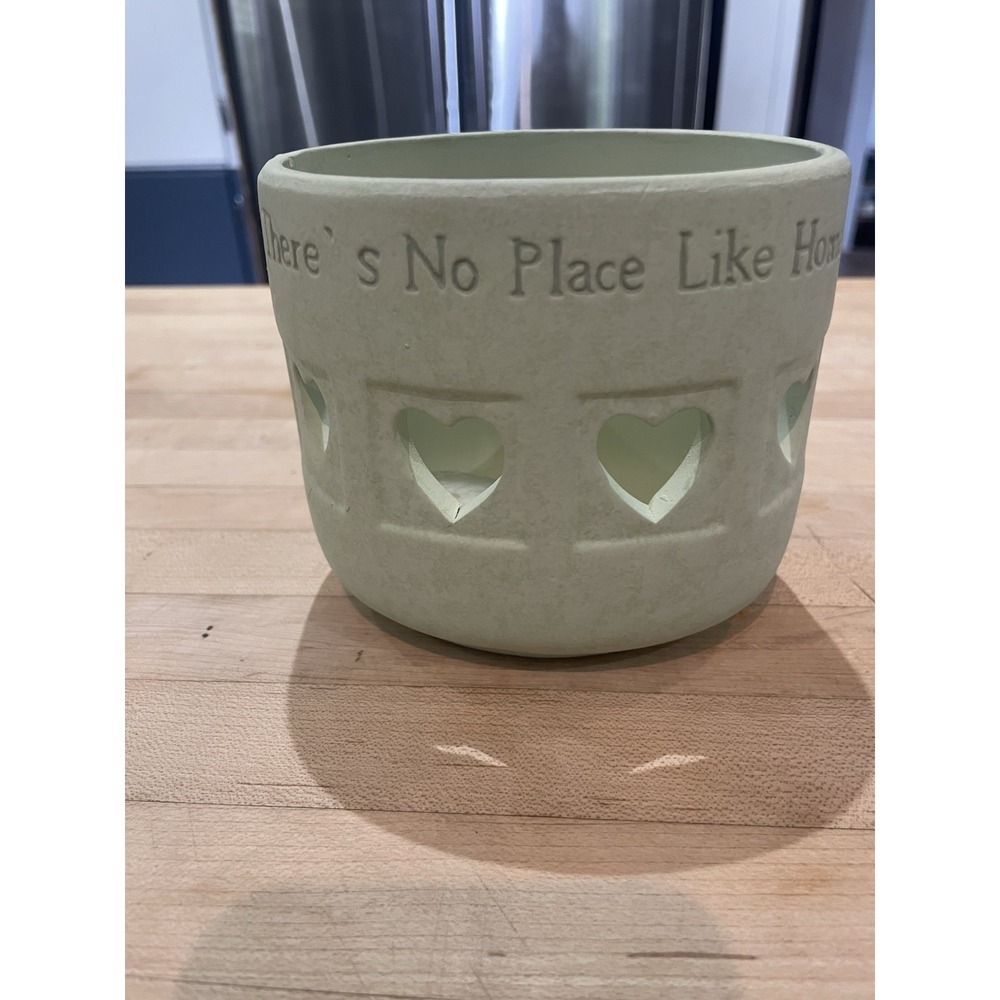 Homemakers Idea Co Green Votive Candle Holder Heart Cutouts With Original Box